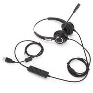 USB Call Center Headphone Customer Service Telephone Operator Headset Adjustable Comfortable Communi