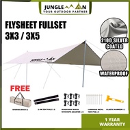 Flysheet Camping Waterproof Fly Sheet Camping Flysheet With Pole Set 3x3 3x5 Flysheet Naturehike Ten