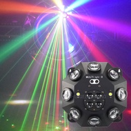 Voice Control Five-in-One Effect Light 6 Honeyeye Laser Light ktv Flash LED Rotating Beam Laser Ligh
