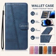 Leather Flip Case for Realme C31 16 16T 15 15T 14 14T 13 12 12X 11 11X Pro Plus 5G Magnetic Card Slo