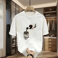 [Men's Distro T-shirts] Unisex Fashion T-shirts for Young Men and Women with Printstreetwear Men's T