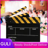 guli Oumij1 Clapperboard Director Board Film 30x25cm Movie Clappers and Television Photography Prop 
