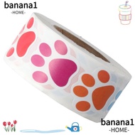 BANA 500 pcs Puppy Pet Dog  Sticker, 1 Inch Dog  Dog  Sticker, Beautiful Colorful/Black Pet Dog  Sti