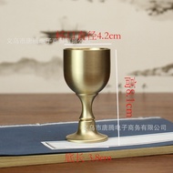 Brass Wine Glass Restaurant Goblet Desktop Red Wine White Wine Small Copper Crafts Decoration Mini S
