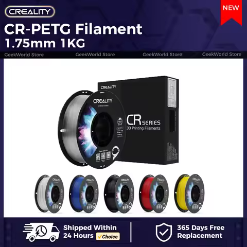 Creality CR-PETG Filament 1kg 1.75mm 3D Printer Filament 3D Printing Materials Compatible for All Cr