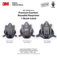 3M™ 6500QL Series Premium Reusable Respirator - 6501QL S/6502QL M/6503QL L/Respirator Only [1 unit] 
