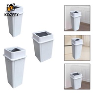 KOZEEY Square Trash Can Garbage Container Tall Multifunctional Portable Waste Bin Kitchen Trash Can 