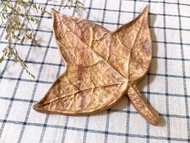 國產材-楓葉造型茶點盤-楓香款