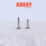 (1 piece) Titanium F136 screw body - Kassy