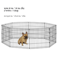 กรงสัตว์เลี้ยง，ตู้สุ่มไก่กลางแจ้ง รั้วกั้นแยกสุนัขขนาดเล็กและขนาดกลางแบบพับได้，ขนาดสามารถประกอบได้อย่างอิสระสามารถพับและถอดออกได้