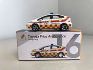 Tiny 微影 1:64 Toyota 豐田 Prius Ambulance 快速應變急救車 模型