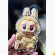 Labubu Sitting Party Doll Clothes Rubber Coke Costume Sitting Sweater New Year Accessory Soft Plush 