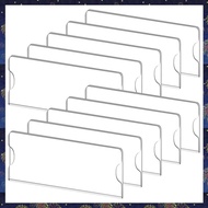 (GCFK) Premium Name Plate Holder Acrylic Name Plate Holder 2X8 Inch Frame Wall Name Plates for Offic