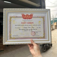 Combo of 2 broken a4 (21-30) certificate frames