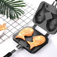Aluminum Alloy Taiyaki Non-stick Mold Household Waffle Mold Biscuit Cake Mold Double Fish Shaped Bak
