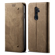 OPPO A9 2020 / OPPO A5 2020 / OPPO A11 / OPPO A11X / OPPO A9X Case RUILEAN Retro Denim Leather Flip
