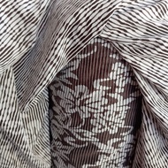 Embroidered ceruty fabric.- premium ceruty border material - embroidered fabric - abstract embroider