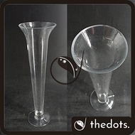 H 40CM GLASS VASE 8023 CONTAINER FLOWER DECORATION FOR GROWING AQUATIC PLANTS PASU BUNGA KACA