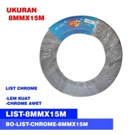 UNIVERSAL Car CHROME LIST 8MM