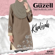 Baju Muslimah Hazel Baju Muslimah Long Sleeve Labuh Jersey Muslimah Lengan Panjang Microfibre Baju J