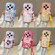 Casing POCO C75 Kartun comel lembut silikon phone casing