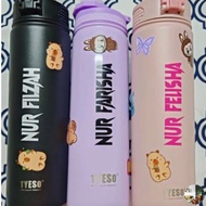 STICKER THERMOS STICKER SUIS LAMPU KIPAS CUSTOM NAMA BOX TYPE FONT KERETA MOTOR TUPPERWARE BASIKAL b
