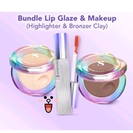 Somethinc Forever Stay comfort Lip Glaze, highlighter & bronzer set