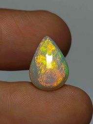 พลอย โอปอล ออสเตรเลีย ดิบ ธรรมชาติ แท้ ( Unheated Natural Solid Opal Australia ) หนัก 4.02 กะรัต