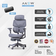 [NEW] ANEW AXIS Ergonomic Chair Seat Backrest and Adjustable Lumbar | Kerusi Office Kerusi Gaming Ch