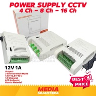 HIKVISION 4Ch OEM CCTV POWER SUPPLY 8Ch/ 16Ch 12V 1A CCTV ADAPTOR