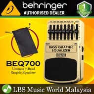 Behringer BEQ-700 7 Band Graphic EQ Bass Effect Effects for Keyboard (BEQ700 BEQ 700 )
