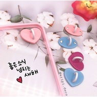 Korean Hook phone sticker button with rhinestones N3/ sticker button for phones
