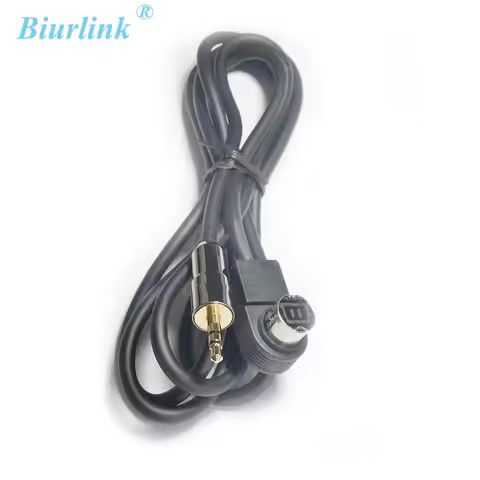 Biurlink Car Radio AI-NET KCA-121B Stereo Audio Wiring 3.5MM AUX Cable Input Adapter for Alpine 9887