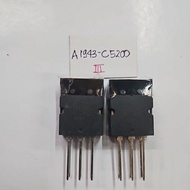 TR TRANSISTOR TOSHIBA 2S A 1943 & 2S C 5200 III LOT 913/914 ORIGINAL SET