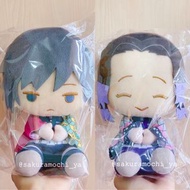 現貨有限 售完即止⚠️ Bandai Banpresto 眼鏡廠 鬼滅之刃 水柱 富岡義勇 蟲柱 蝴蝶忍 胡蝶忍 Big 微笑笑臉 坐姿 坐娃 抱姿抱手攬攬 Q版景品玩具毛絨擺件公仔（全新行版）