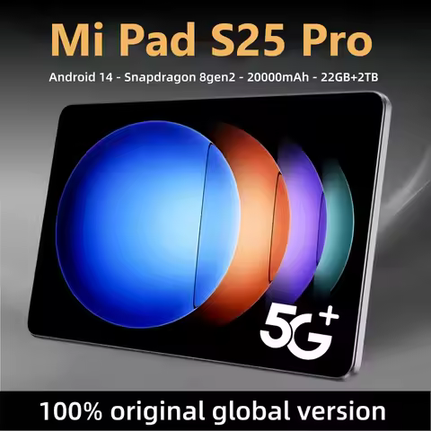 New MI Pad S25 Pro 10.1 inch Snapdragon 8gen2 Global 16GB+1024GB 10000mah 5G Dual SIM WIFI HD Full S