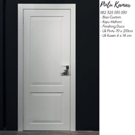 Pintu Kamar Minimalis Cat Duco Kusen Pintu Kayu Murah Warna Putih