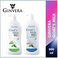 Ginvera Goat's Milk Body Wash, 900ml [PRICE FOR 2 BOTTLES]