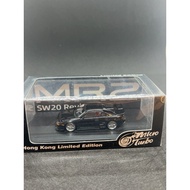 [Ready Stock] Micro Turbo MT 1: 64 Toyota MR2 SW20 Revision 4 Alloy Car Model Black Reversible Light