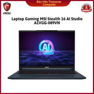 Laptop Gaming MSI Stealth 16 AI Studio A1VGG-089VN (Ultra 9 185H RTX 4070  DDR5 SSD 2TB 16 Inch IPS 