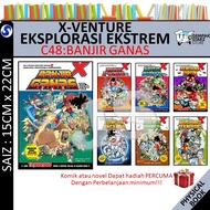 [JS GEMPAK STARZ] KOMIK SIRI X-VENTURE EKSPLORASI EKSTREM C01 - C48：BANJIR GANAS | C47：BAHANA E-WAST