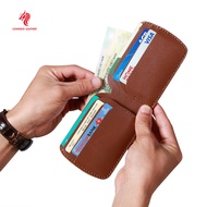 Ví da nam đẹp - Cam kết 100% da bò thật - Bảo hành 5 năm - Thương hiệu uy tín Longdo Leather - B04