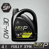 PACTS น้ำมันเครื่อง เบนซิน สังเคราะห์แท้ NEX P 0W-30 Fully Synthetic API SP