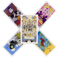 ไพ่ทาโรต์ Adventure Time สำรับ78สำรับการมองเห็นภาษาอังกฤษเวอร์ชั่นทำนายเกมเล่น borad