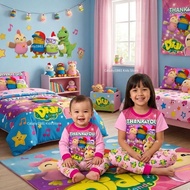 𝐂𝐚𝐥𝐮𝐛𝐲 Baju Didi And Friends The Movie Girl Fashion Pajamas Kids Baju Tidur Kanak2 Kid's Pyjamas Set