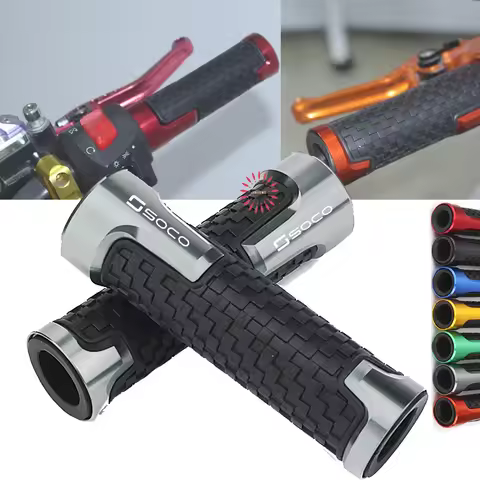 For Super SOCO TC MAX Pro TS Lite SOCO CPX SOCO TSX 7/8'' 22MM CNC Handlebar Grips Handle Bar Covers