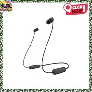Sony Wireless Earphones WI-C100: Bluetooth compatible/25 hours stamina/IPX4 water resistance/DSEE in