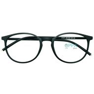 Frame Kacamata Korea Pria Wanita OPPA OP47 FBL Hitam Bulat Minus