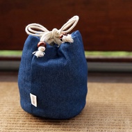 Handmade Cotton Linen Cup Holder Tea Cup Protection Bag EILONG Taiwan Yilong Cloth Sleeve for Cups A