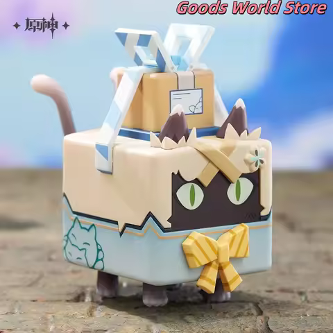 Original Kirara Cat box urgent movable Model ornament Official Genuine Mihoyo Kirara Cosplay Anime G